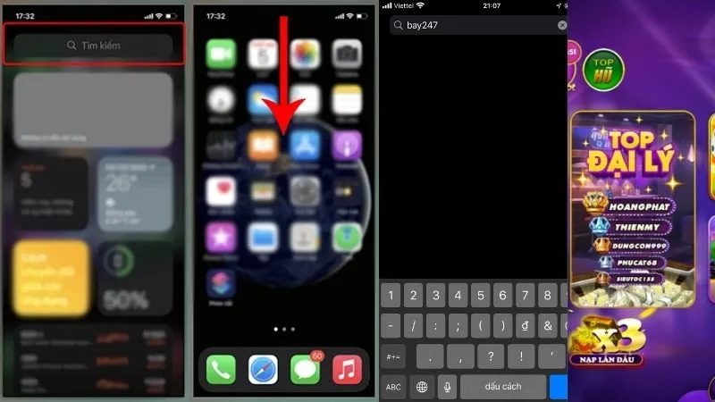 Tìm kiếm tên app trên iOS để tải về iPhone và iPad
